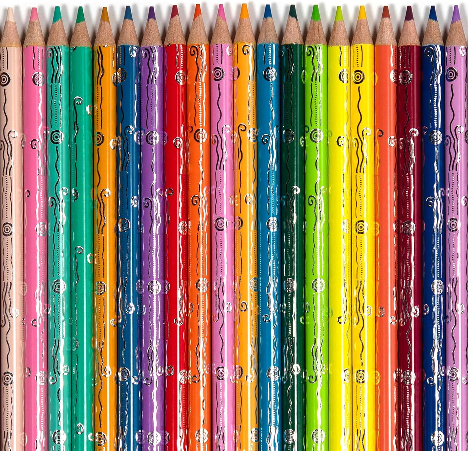 eeBoo: Seaside Garden Watercolor Pencils – 24 Artist-Quality Colors for Drawing, Sketching & Watercolor, Arts and Craft Supplies for Adults