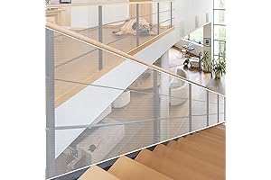 Indoor/Outdoor Baby Safety Stair Railing Net