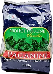 Macarrão Fettuccine Nidi Verde Paganini 500g