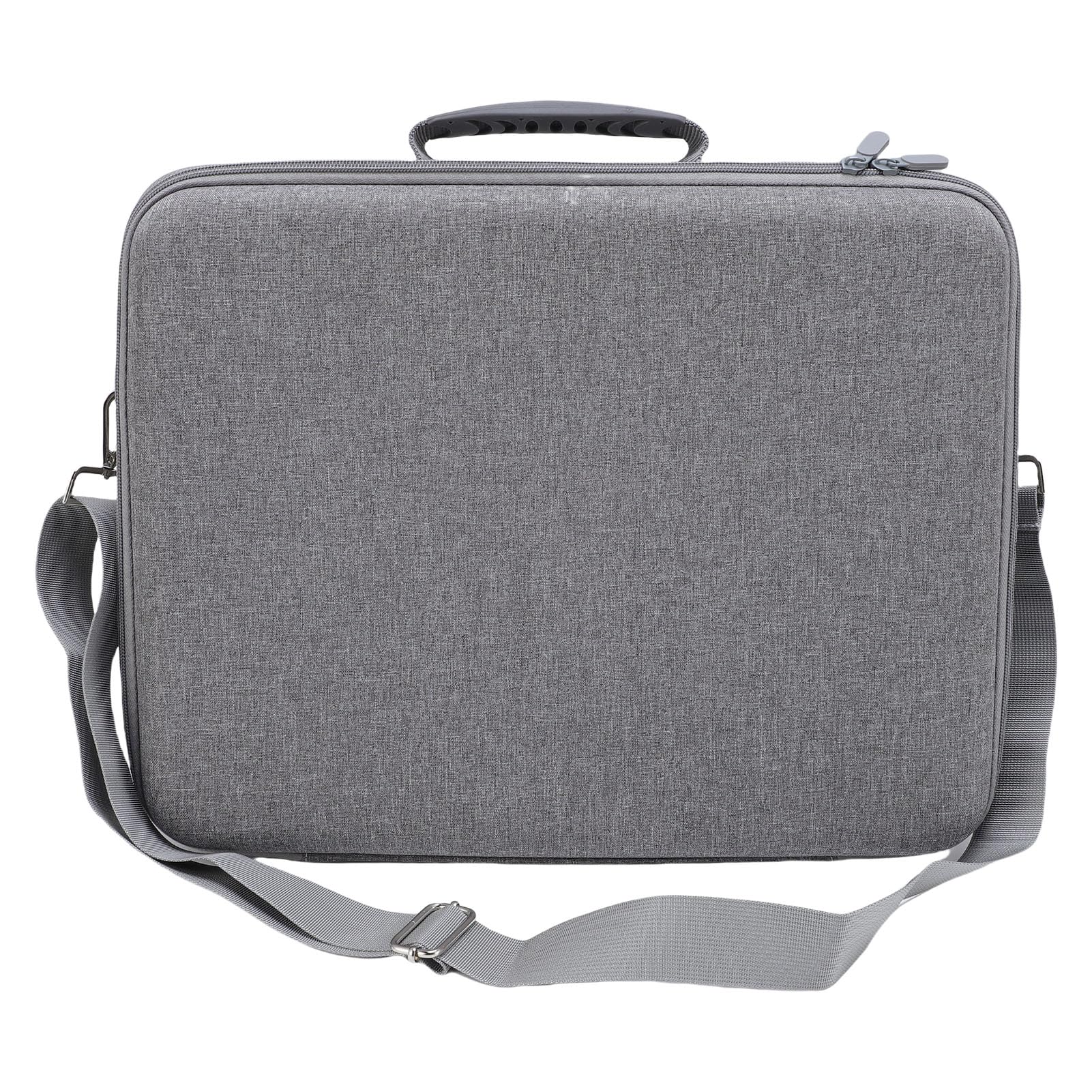 Demeras Estuche de Transporte para Consola Almacenamiento Compacto y Duradero para Controladores y Sistemas de Juego Pro Correa Ajustable Nylon EVA (Gris)