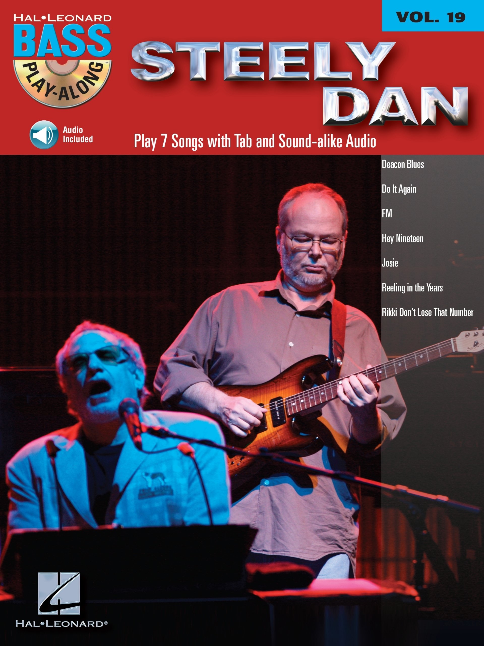 Tablatures Steely Dan Songbook Bass Play-Along Volume 19 livre partitions basse jazz rock