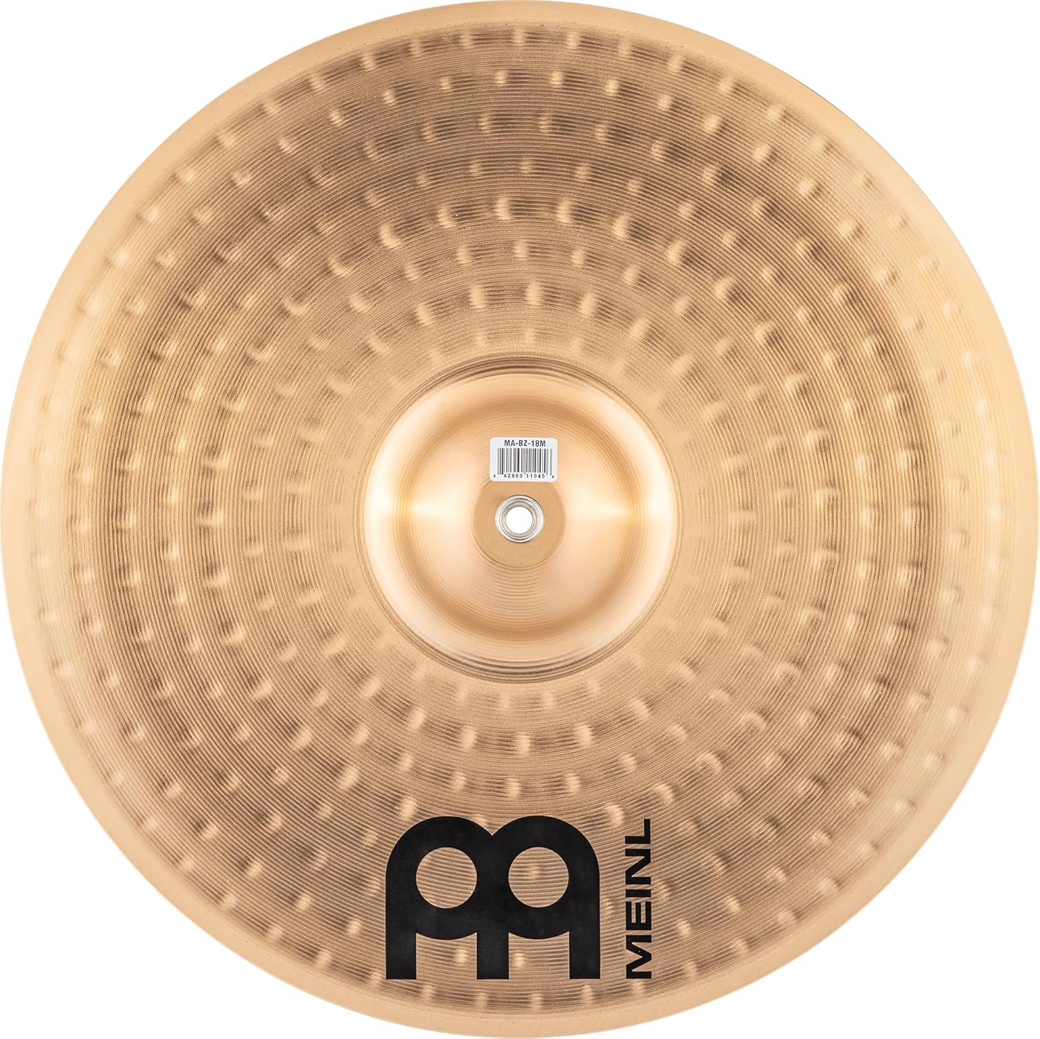 Meinl Cymbals 18" Student Range Marching Cymbals with Straps, B8 Bronze — Made in Germany— 2 Year Warranty, Traditional, (MA-BZ-18M)