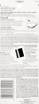 L'Oreal Paris Cosmetics Voluminous Superstar Red Carpet Mascara, Extra Black, 0.41 Fluid Ounce by L'Oreal Paris