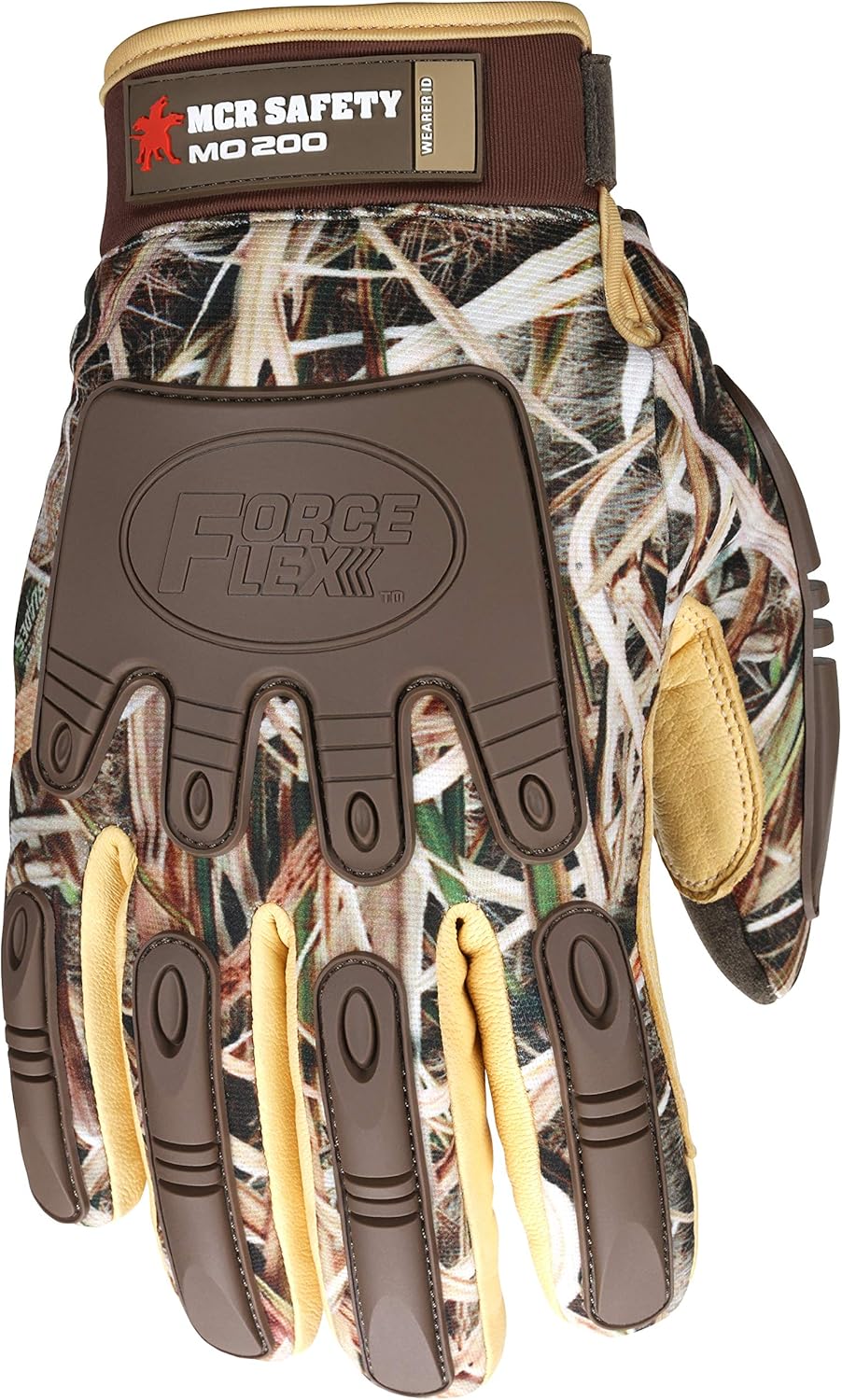 MCR Safety MO200M ForceFlex™ Multi-Task Glove, Mossy Oak® Shadow Grass® Blades®, Thinsulate™ lined, D30® Reinforced Palm, Touchscreen Fingertips, Impact, Crush Resistant TPR, 1 pair, Size Medium