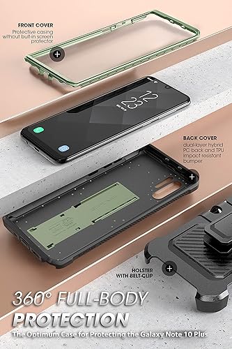 Miniatura 5 de SUPCASE Unicorn Beetle Pro Series - Funda diseñada para Samsung Galaxy Note 10 PlusNote 10 Plus 5G, funda resistente de cuerpo completo y soporte