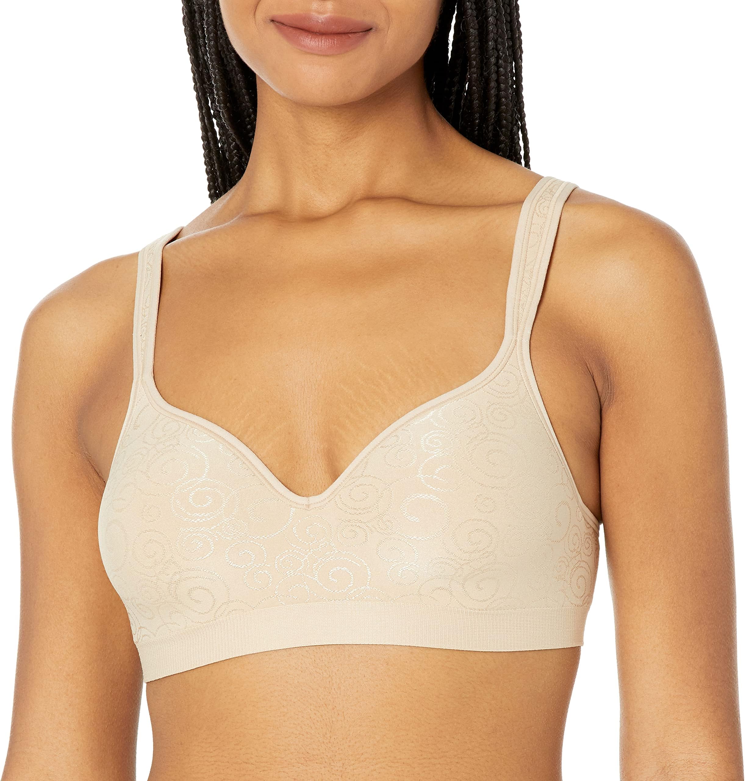 BaliWomen's Comfort Revolution Wireless Bra, Full-Coverage Wirefree Bra, Cool Comfort Fabric