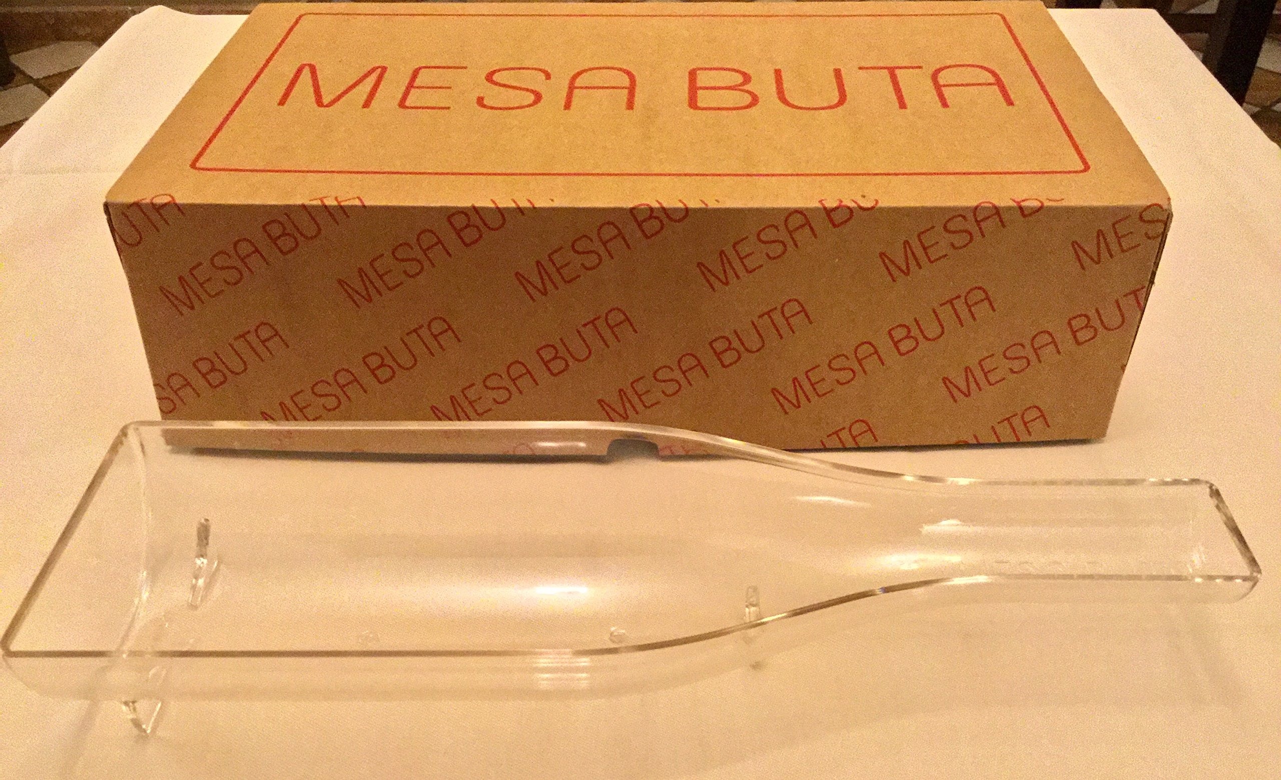 Service assiettes transparentes Mesa Busa pour sublimer vos dîners de fête