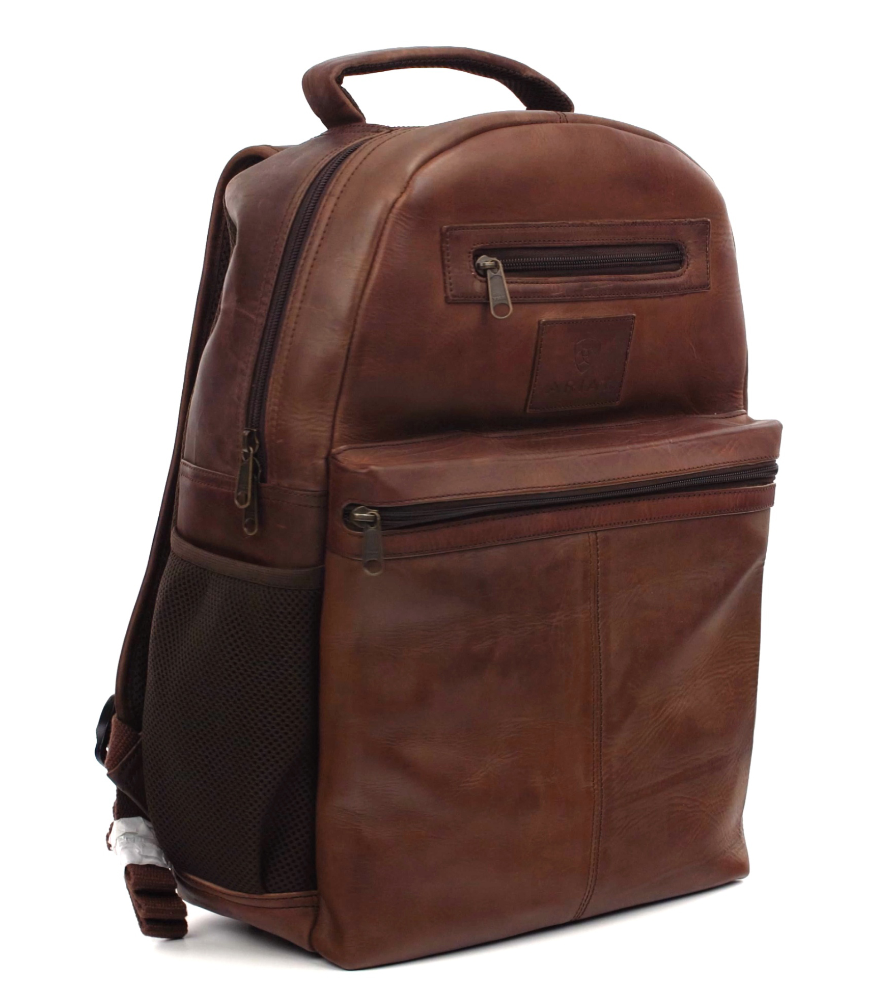 ariat leather backpack BackPack: Grey – Botas Rojero It has adjustable straps with a leather loop on the top Ariat Aztec Calf Hair Brown