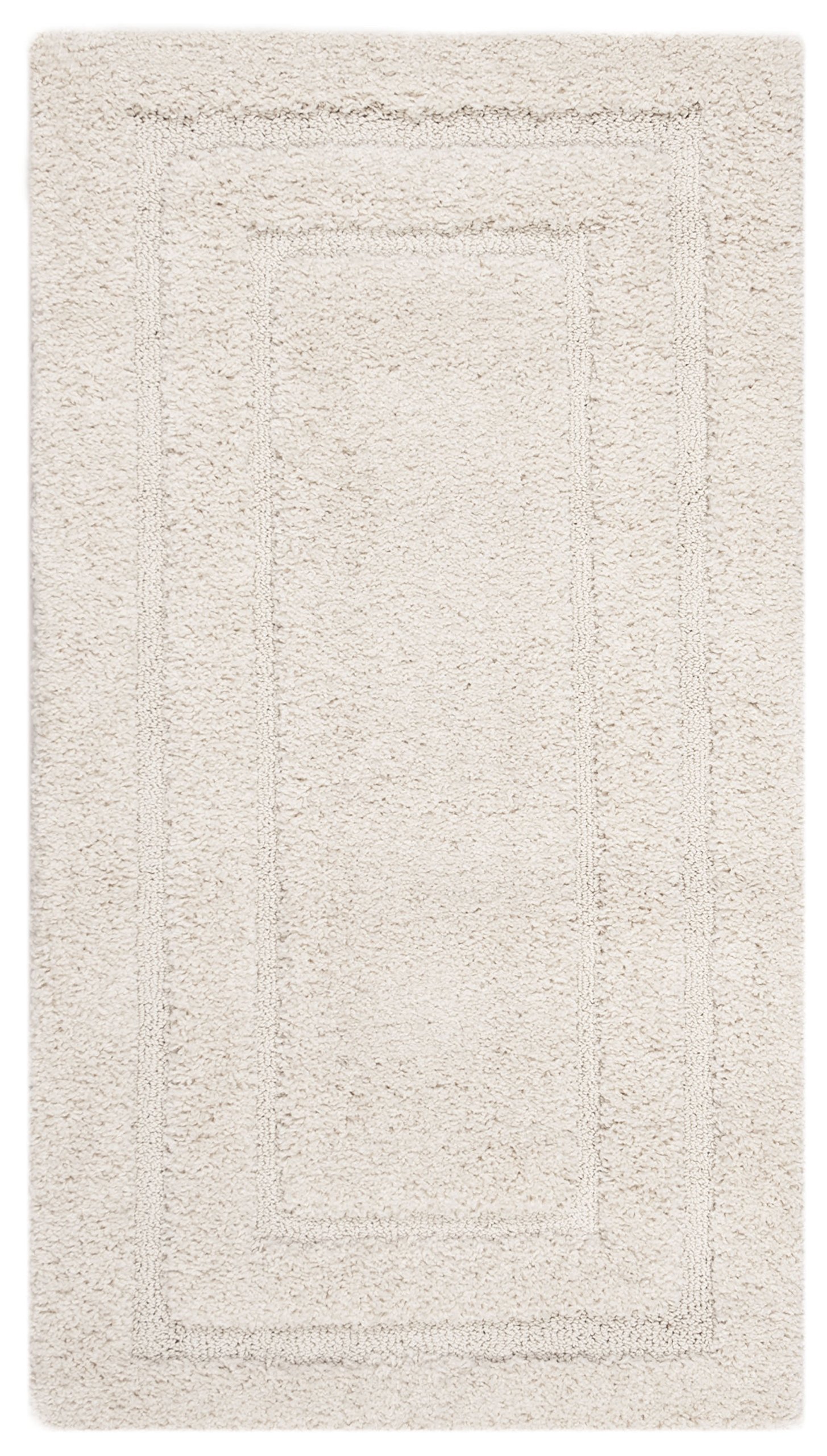 Tapis de salon Safavieh Florida Shag crème et crème 68x152