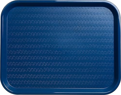 Miniatura 6 de Carlisle FoodService Products Bandeja de plástico para café de comida rápida, 14 x 18 pulgadas, bandeja de comida rápida de plástico negro y café,