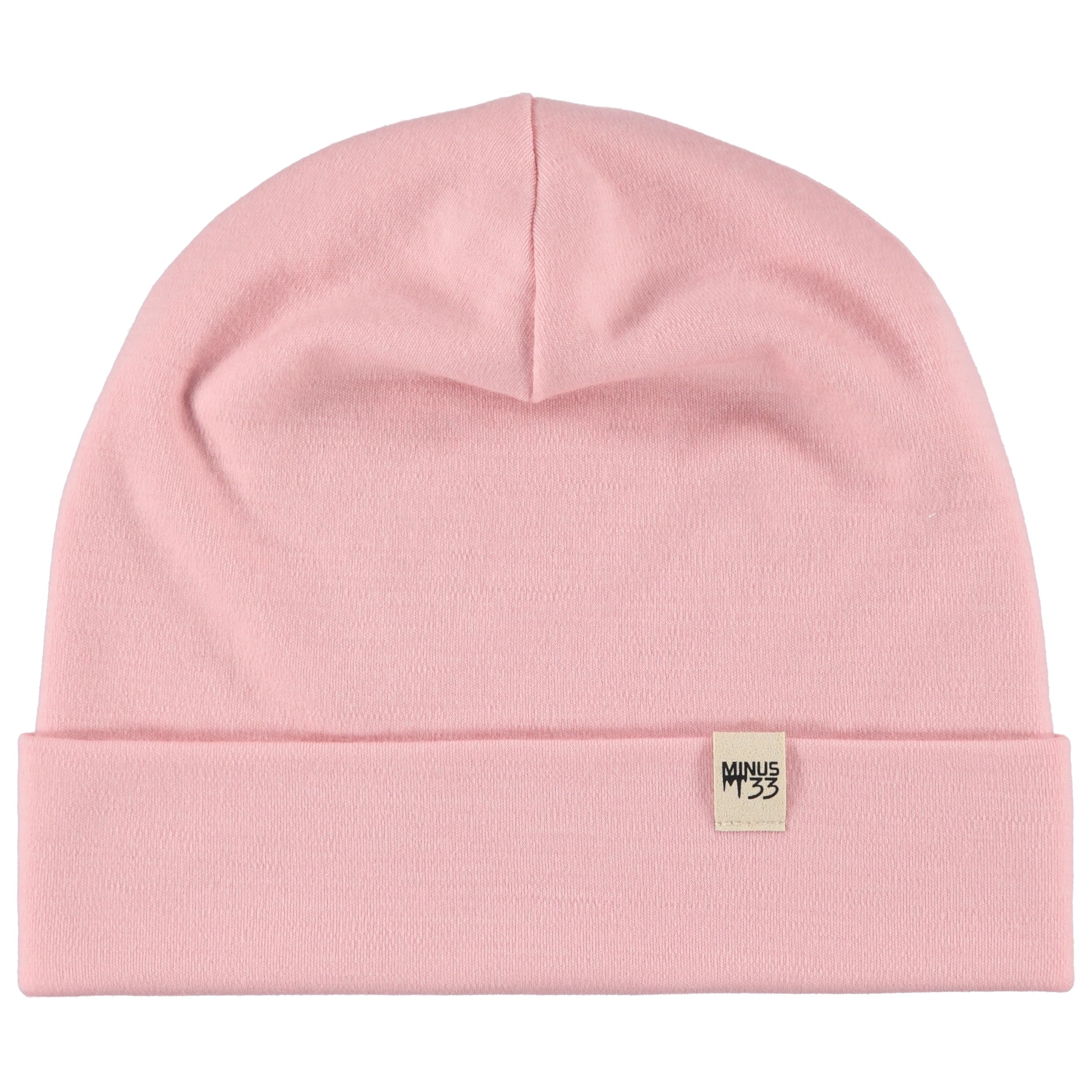 Minus33 Merino Wool Unisex Blush Pink 100% Merino Wool Cuff Beanie - Mens & Womens Warm Winter Hat - Watch Cap - Toque - Novelty Beanie - One Size Fits Most