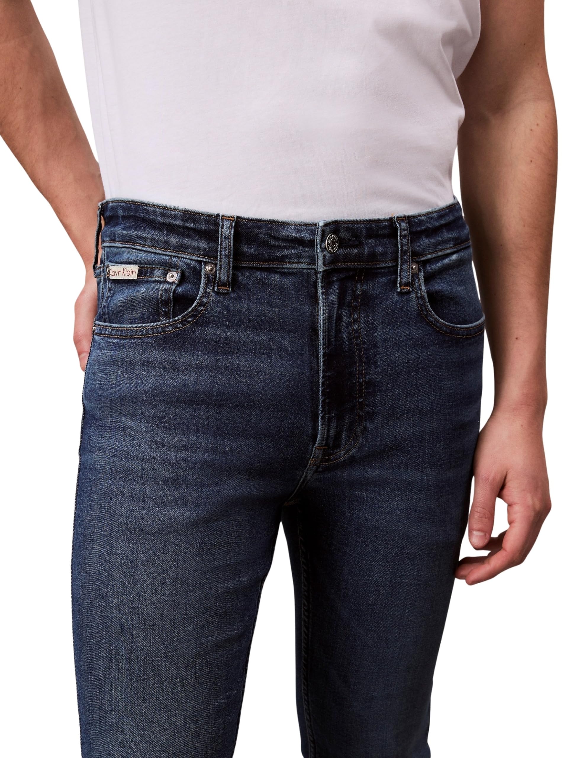 Calvin Klein - Skinny Oil Slick Jean Regen Lv04rb720g, Jeans Unisex - Adulto