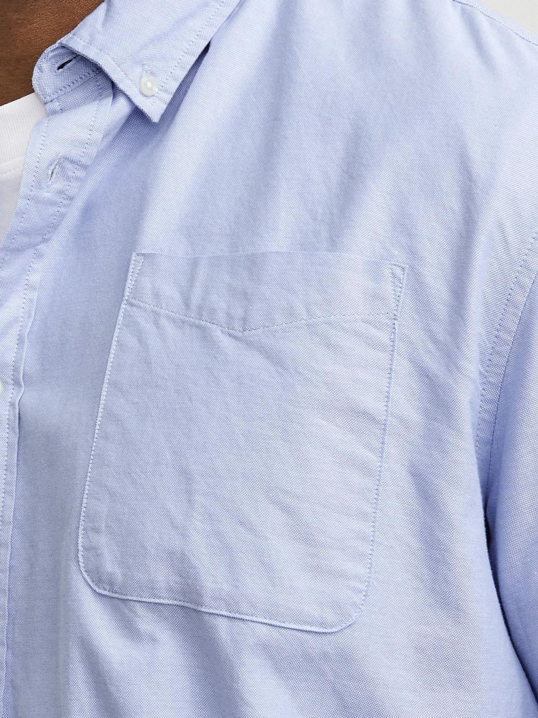 JACK & JONES Camisa de Hombre Talla Grande Color Liso básica Manga Larga Business JJEOXFORD