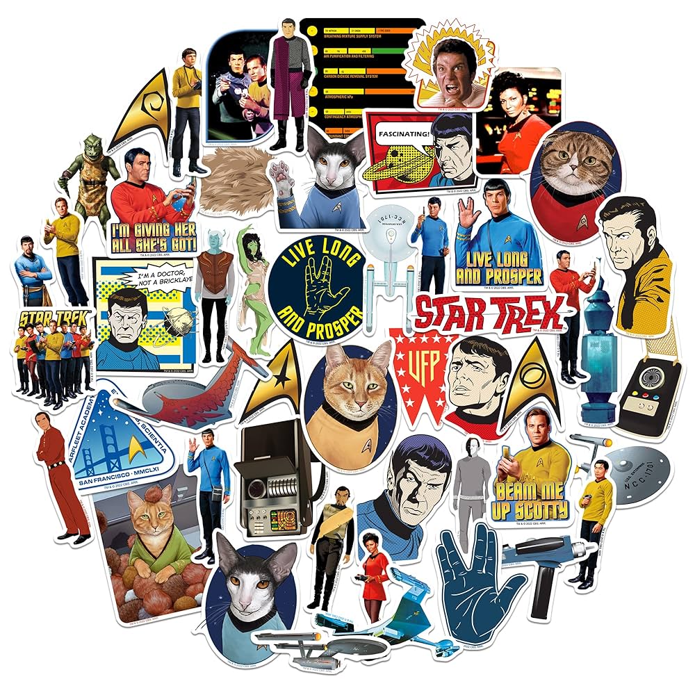 STUCK ON STAR TREK ステッカーブック STUCK ON STAR TREK ステッカーブック STUCK ON STAR TREK