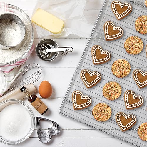 Miniatura 42 de Mrs. Anderson's Baking Estante de refrigeración profesional, redondo, 6 pulgadas