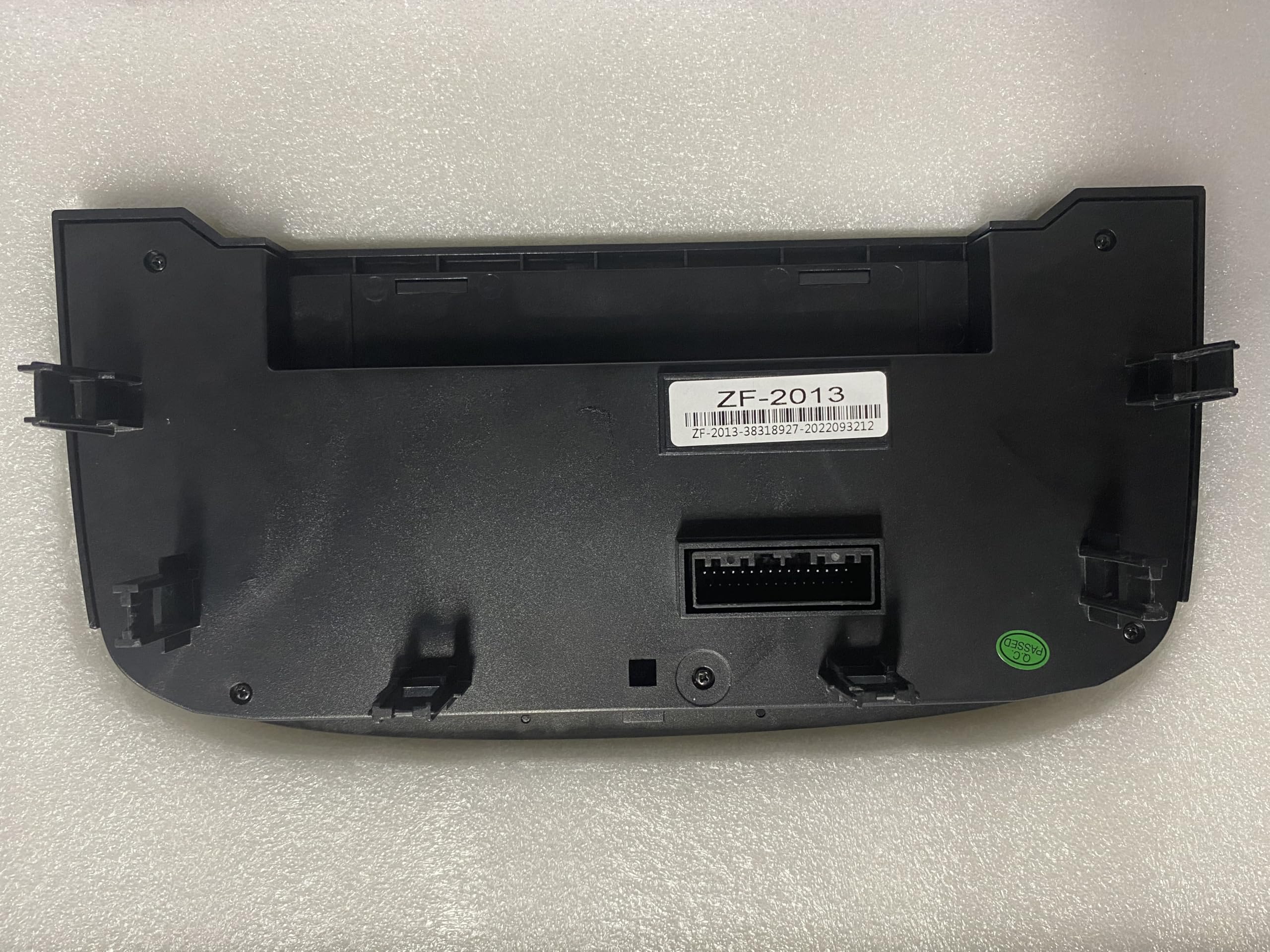 Scheda di Controllo Aria Condizionata Auto per Jaguar F-PACE/XE/XEF/XF/XFL 2015-2020 Android A/C Display LCD HD con Grandi Manopole, Doppio Pulsante Flash, Regolazione Clima