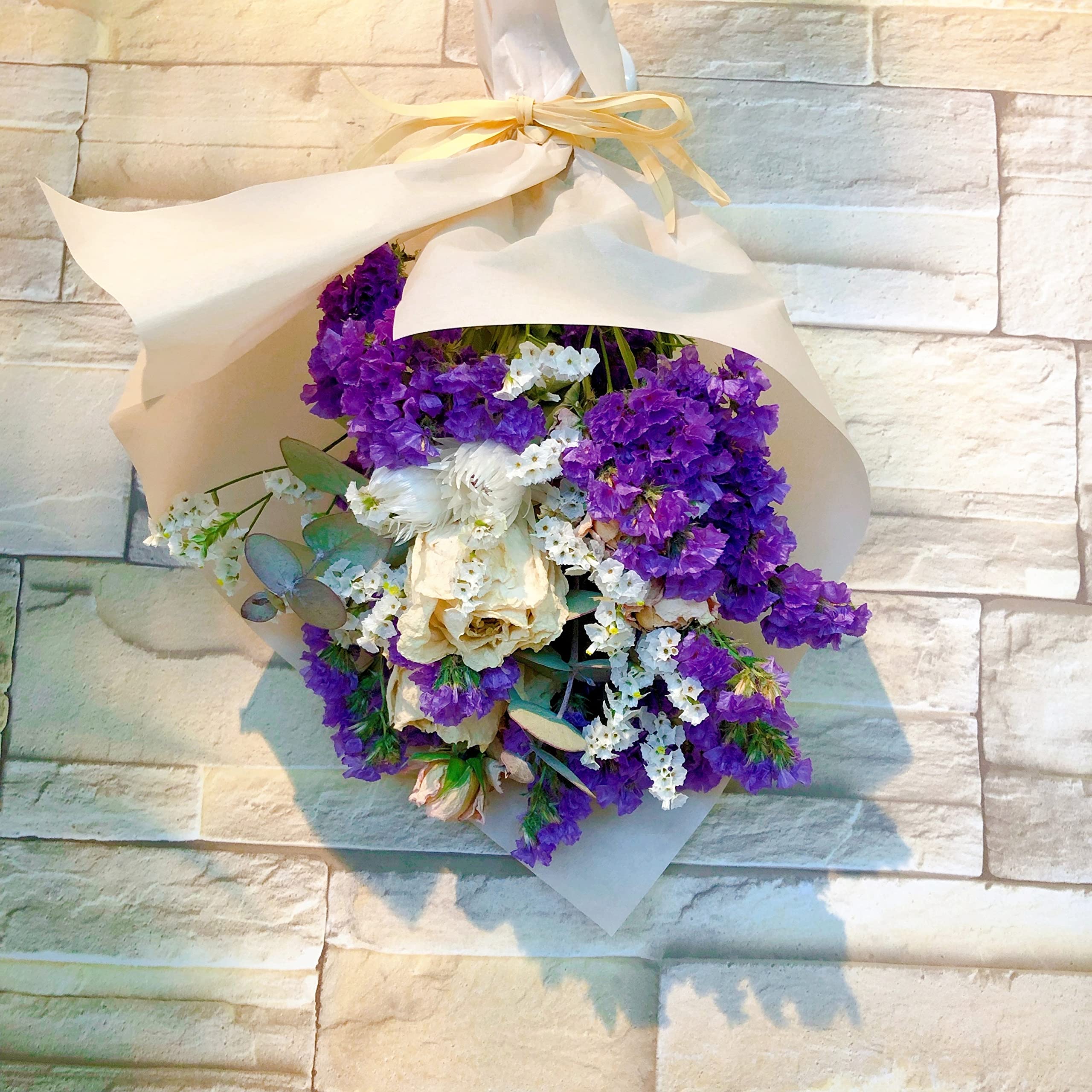 Amazon | the little flowers shop ドライフラワースワッグ