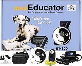 E-Collar - ET-300ZEN - 1/2 Mile Remote Waterproof Trainer Mini Educator - Static, Vibration and Sound Stimulation Collar with PetsTEK Dog Training Clicker - coolthings.us