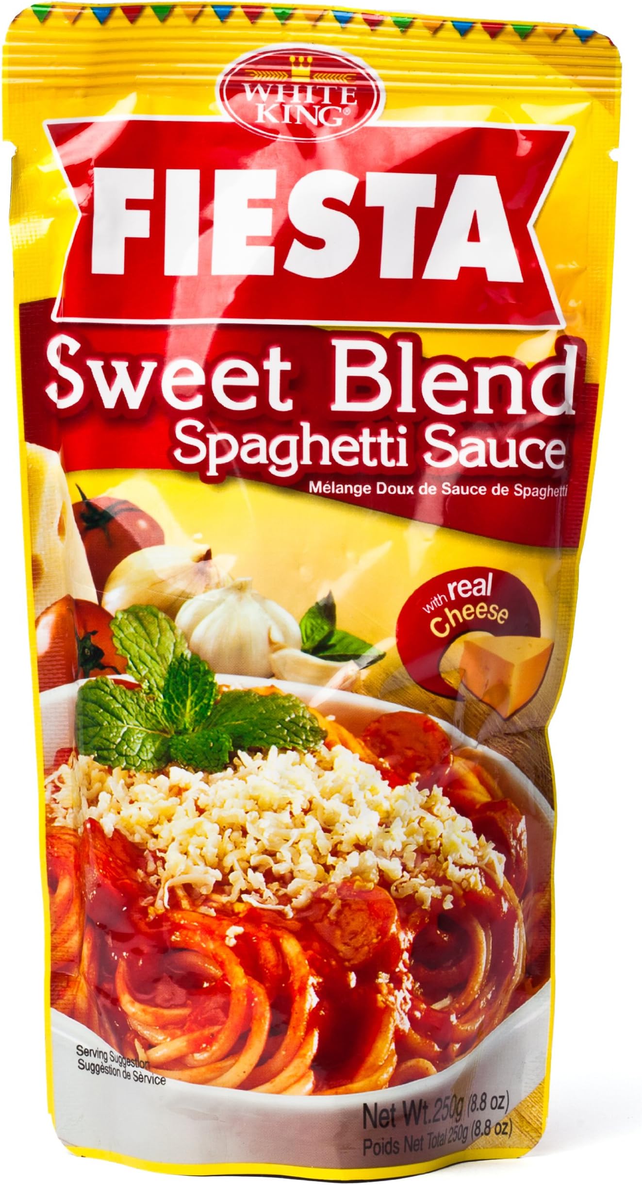 White King Fiesta Sweet Blend Spaghetti Sauce 250g (Pack of 10)