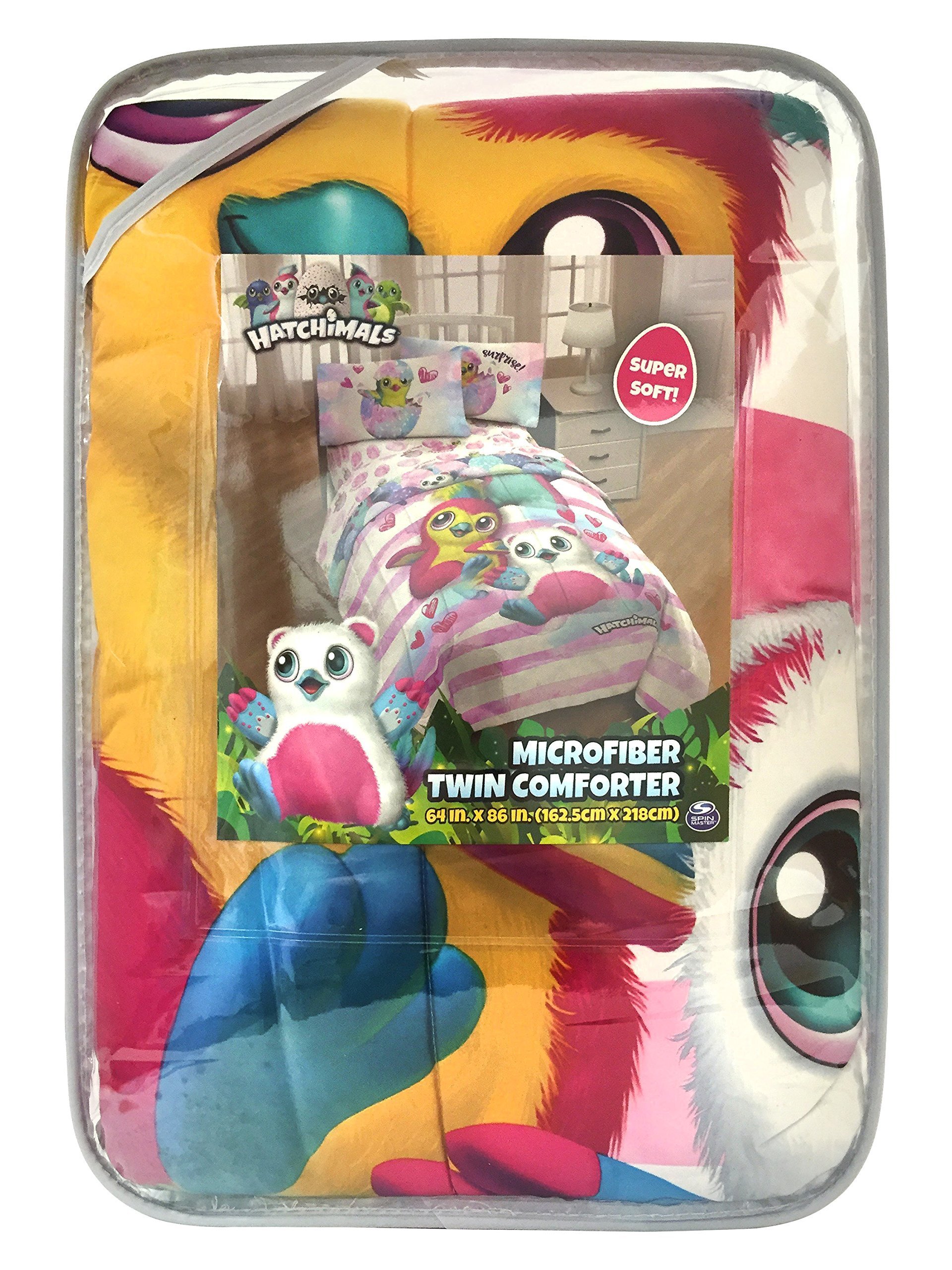 Amazon.com: Hatchimals Twin Comforter Bedding for Girls Microfiber
