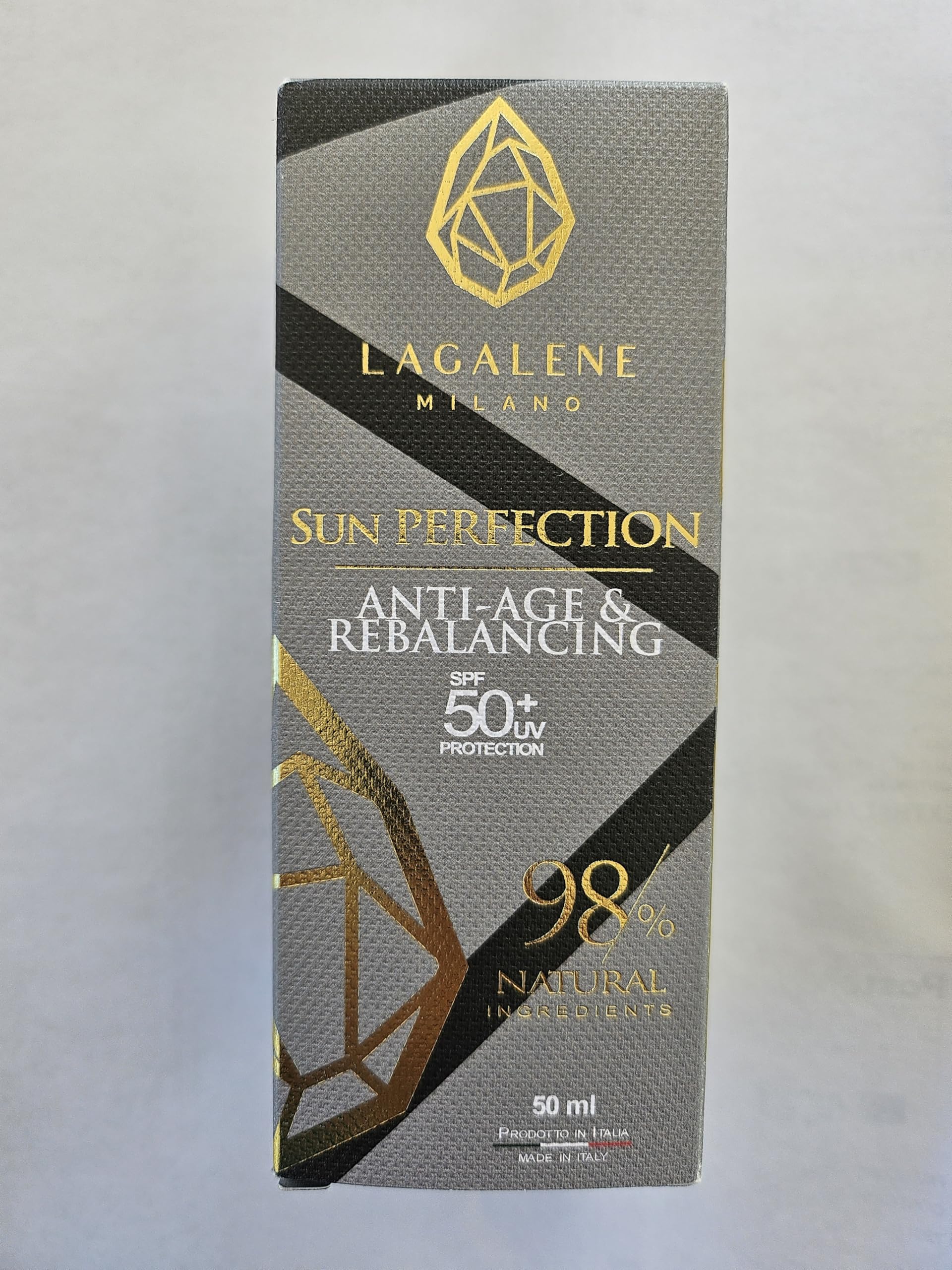Lagalene Milano Sun Perfection, Crema Giorno Anti-age con Protezione Solare, 50ml