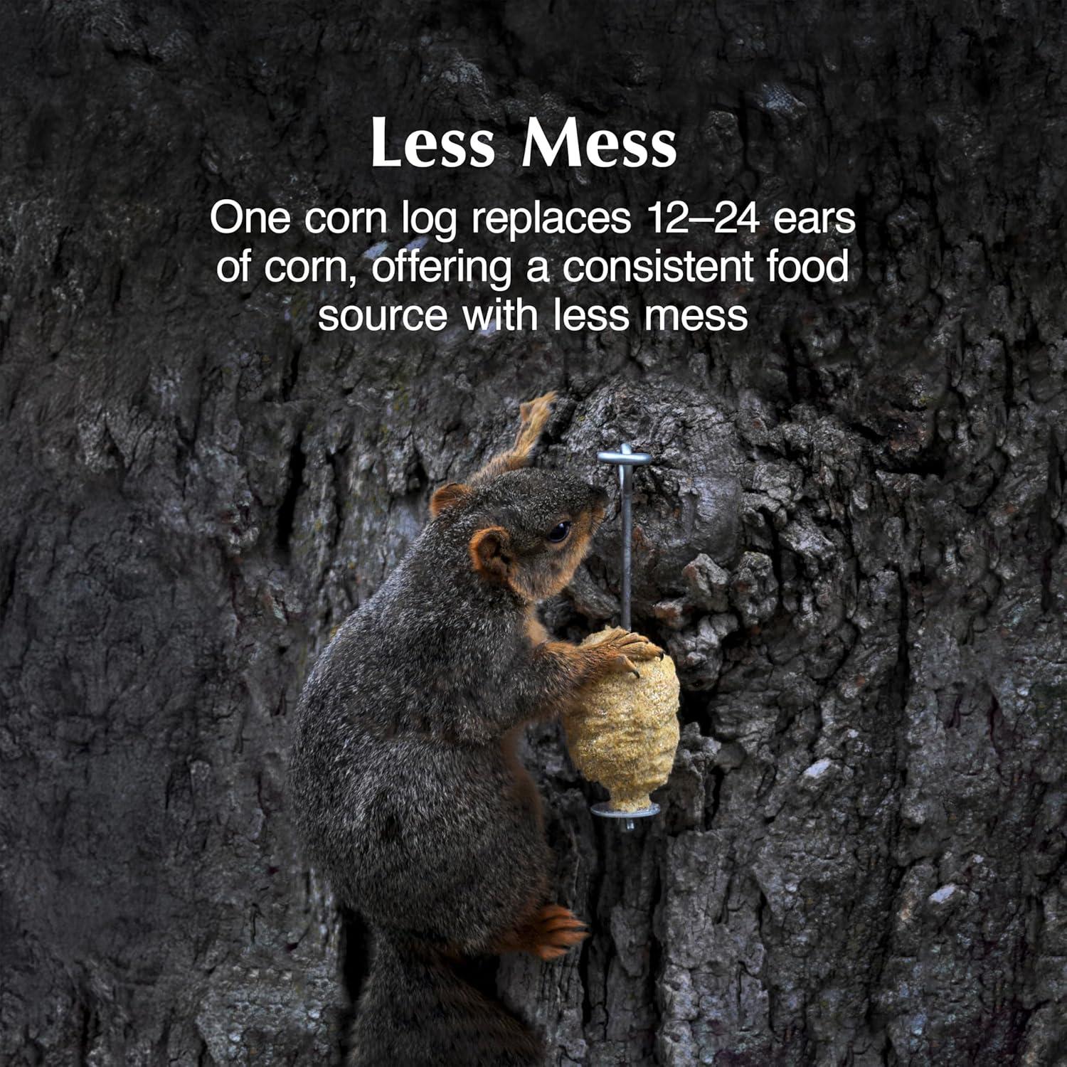 C&S Sweet Corn Squirrelog, 6-Pack Refill