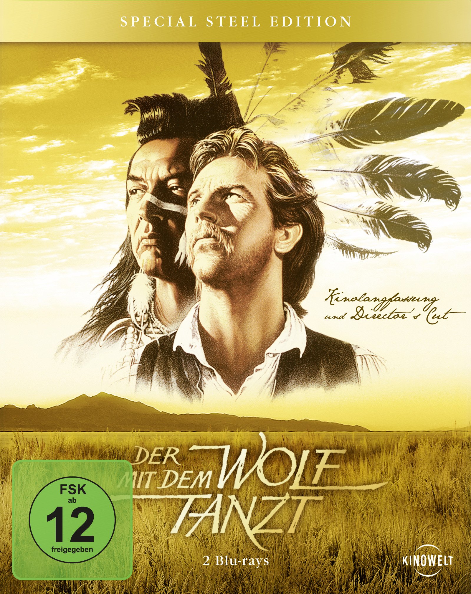 Der mit dem Wolf tanzt (Special Steel Edition) [Blu-ray]