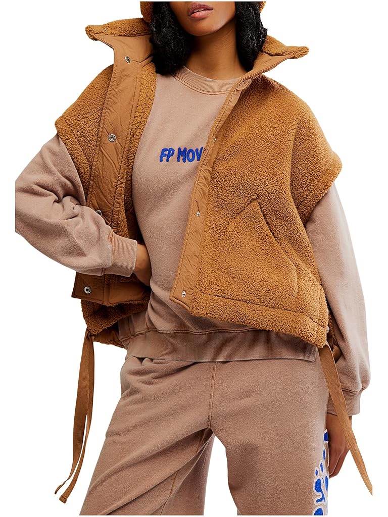 Brown Free People Scout It Out Vest