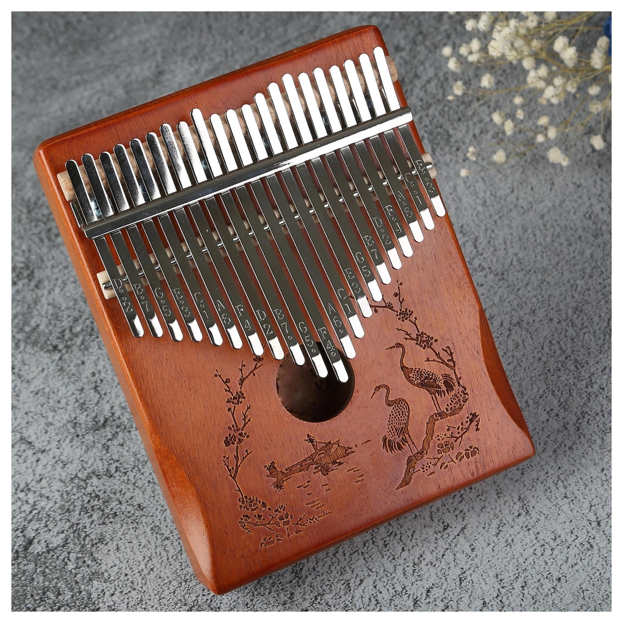 Przenośna Kalimba Przenośna Kalimba Drewniana