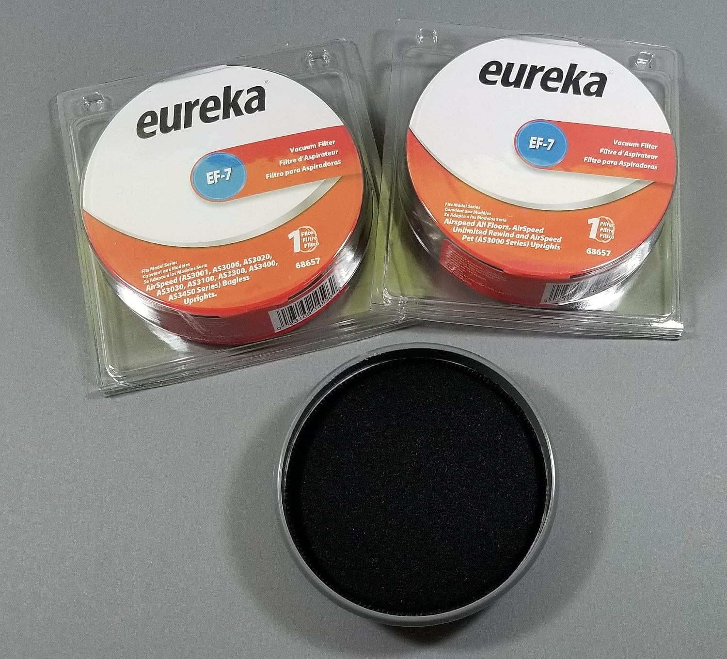 Eureka Airspeed Exhaust Filter EF-7 for Models AS3001A, AS3008A, AS3011A, AS3030A (2-Pack