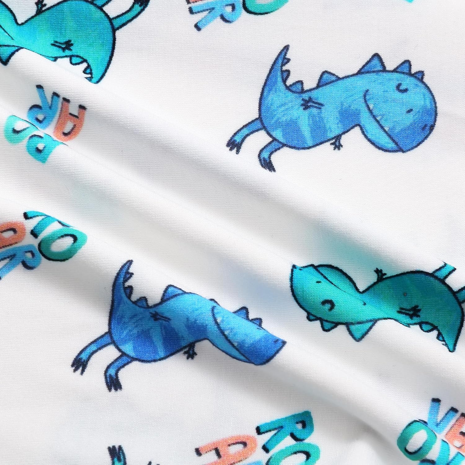 JunNeng 2pcs Baby Boy Footless Sleeper,Rayon from Bamboo Romper with 2 Way Zipper Short Sleeve Infant Summer Outfit - Image 7