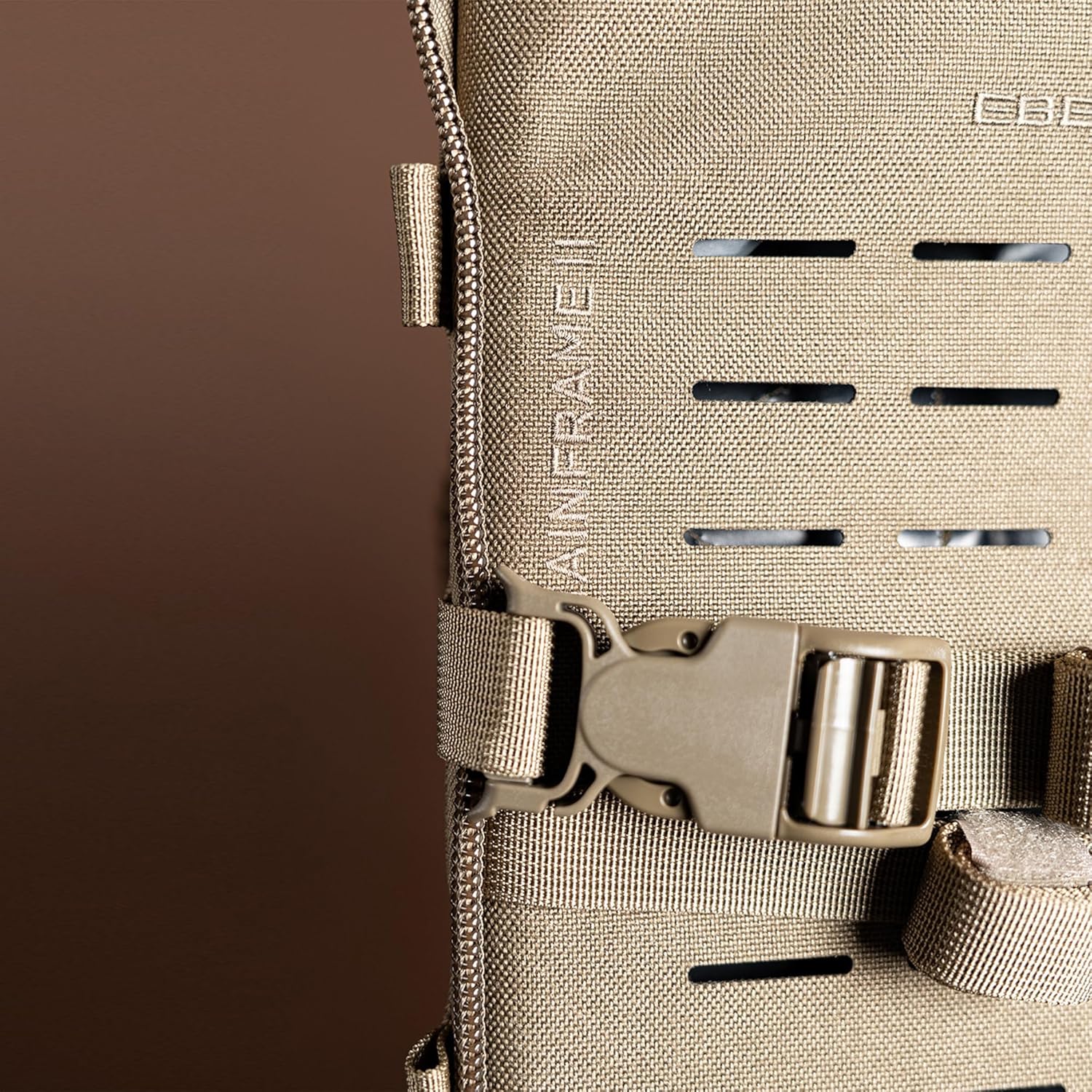Eberlestock Mainframe II Modular Hunting Pack Frame – Load Shelf Frame with Cradle Hip Belt, Contour Shoulder Harness, Hunt EMOD Compatible – Dry Earth