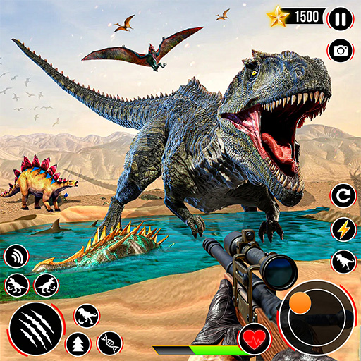 Jurassic Zoo Hunting Dinosaur Wave for Life: Revolt Dinosaur Hunting Simulator