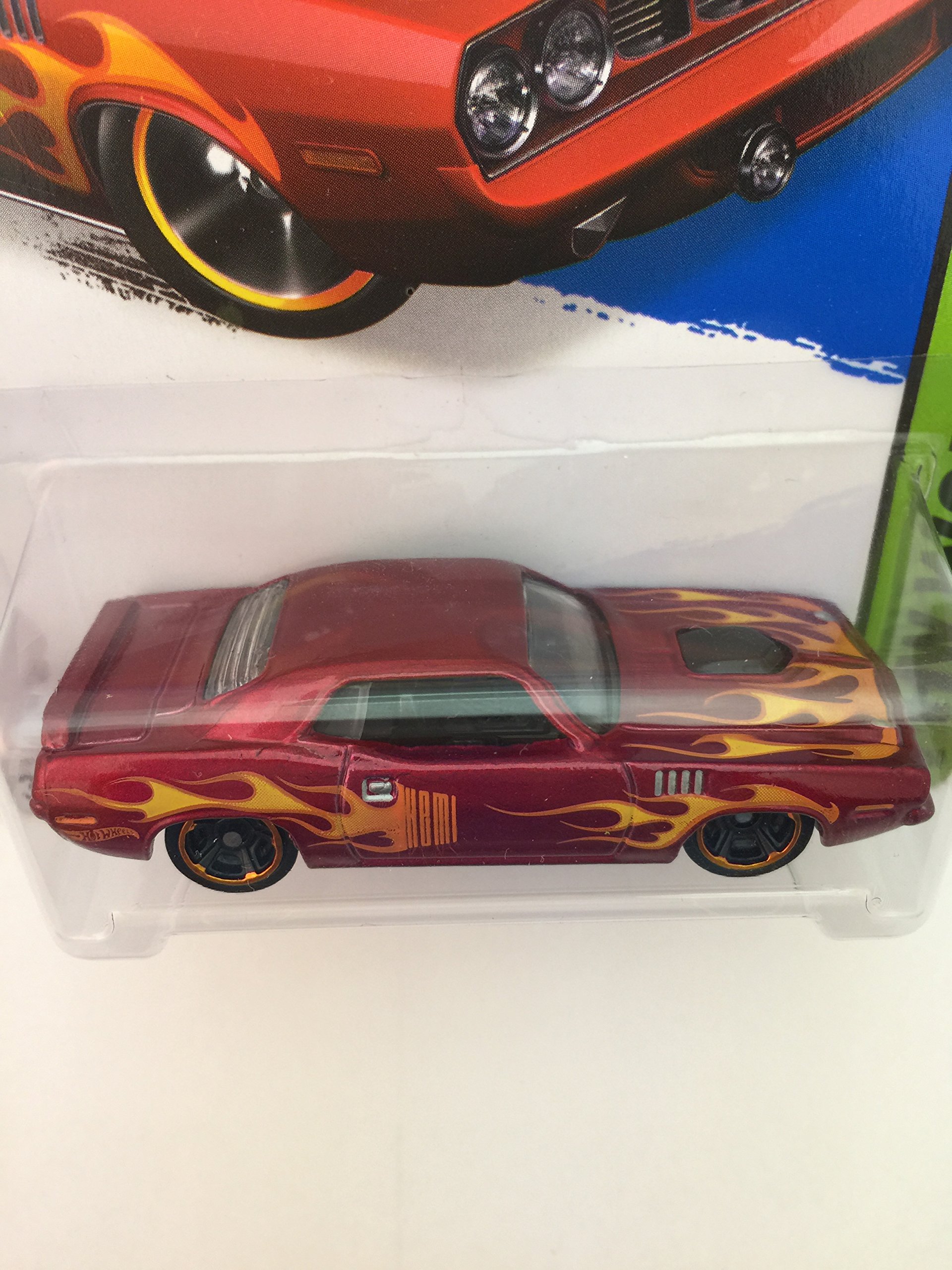 Hot Wheels 2015 Plymouth '71 HEMI CUDA Bleu - Série Workshop-Heat Fleet - Neuf Dans Sa Boîte