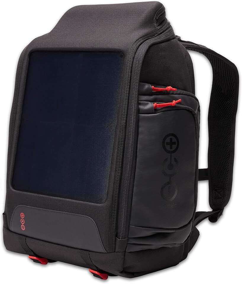 Voltaic Systems OffGrid Solar Backpack Charger with V50 Battery Power Bank, 10 Watt | Powers Phones, Tablets, USB Devices, &amp; More