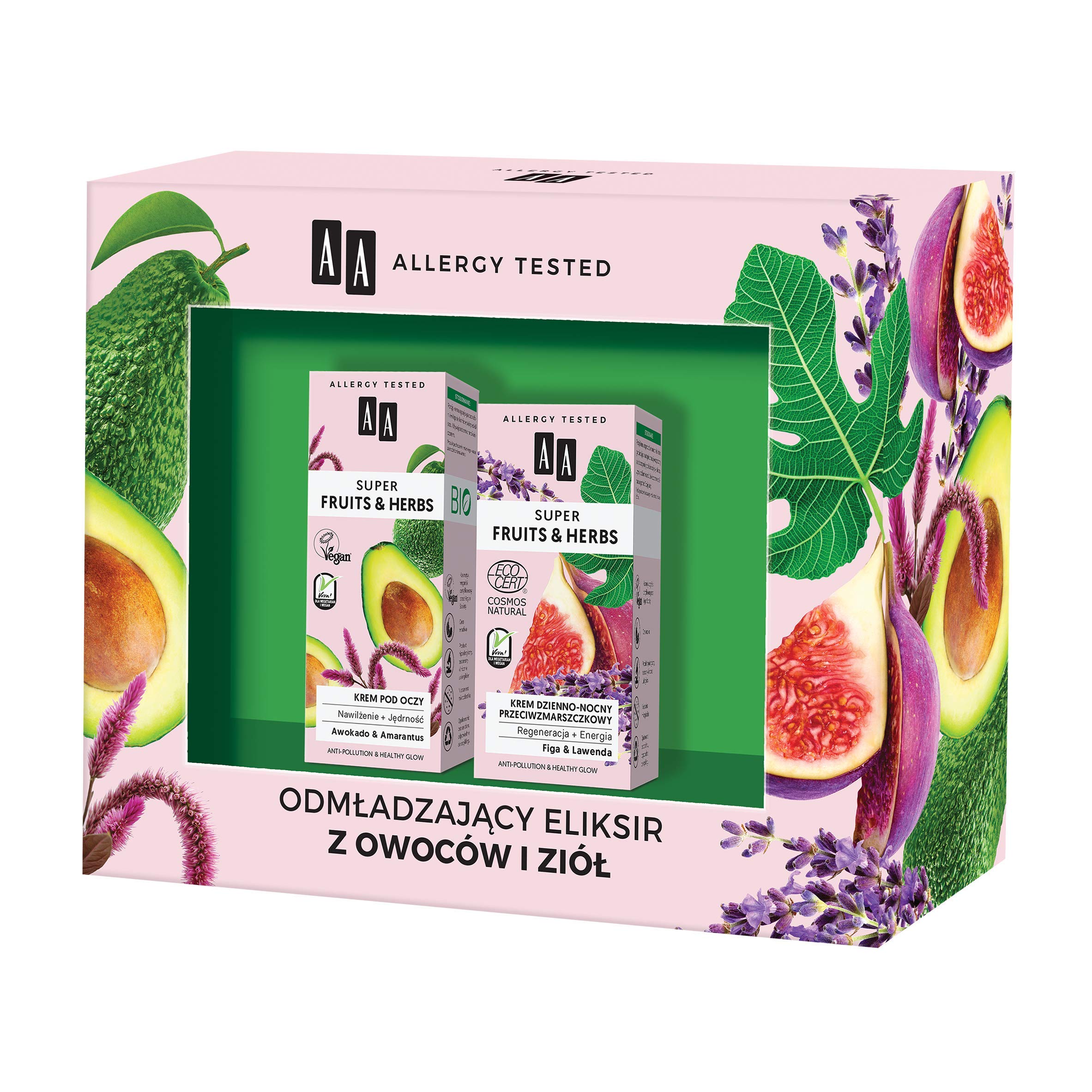 Aa Super Fruits & Herbs Zestaw Kosmetyków, 15 ml + 50 ml