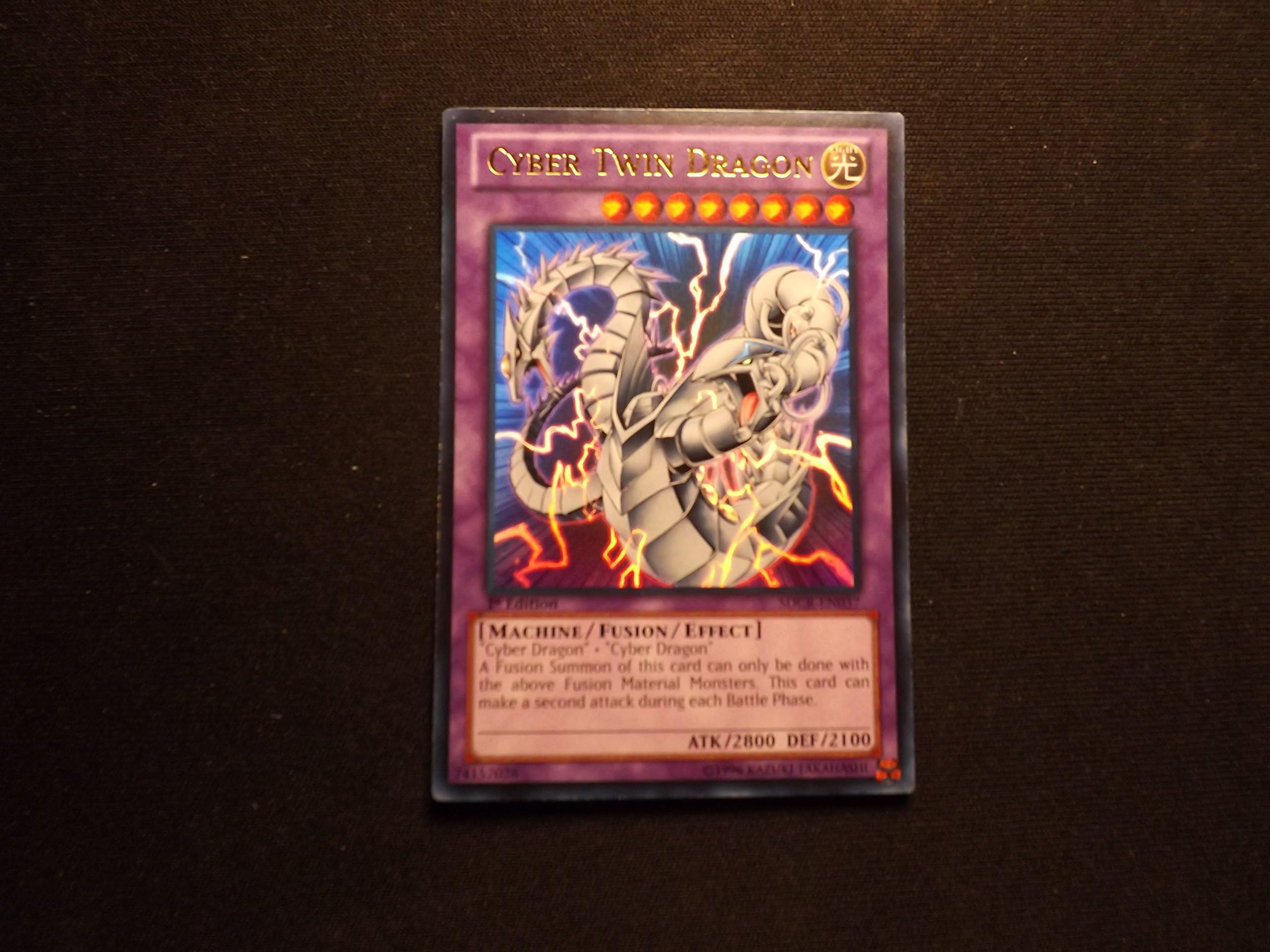 Yu-Gi-Oh! - Cyber Twin Dragon (SDCR-EN037) - Structure Deck: Cyber Dragon Revolution - 1st Edition - Ultra Rare
