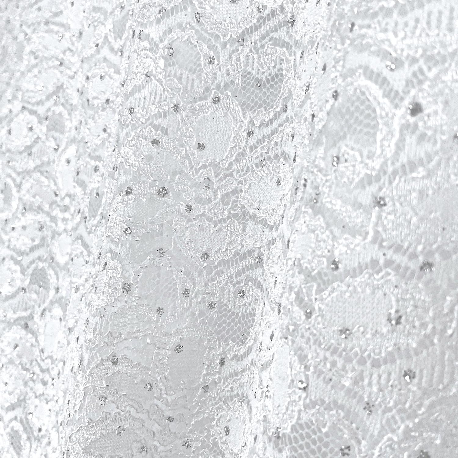 Brittany Black Women’s V-Neck 3/4 Sleeve Lace Poncho Floral Print Knit Blouse - Image 4