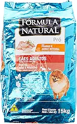 Fórmula Natural Super Premium Pró Cães Adultos Portes Mini E Pequeno Sabor Frango E Arroz Integral 15KG
