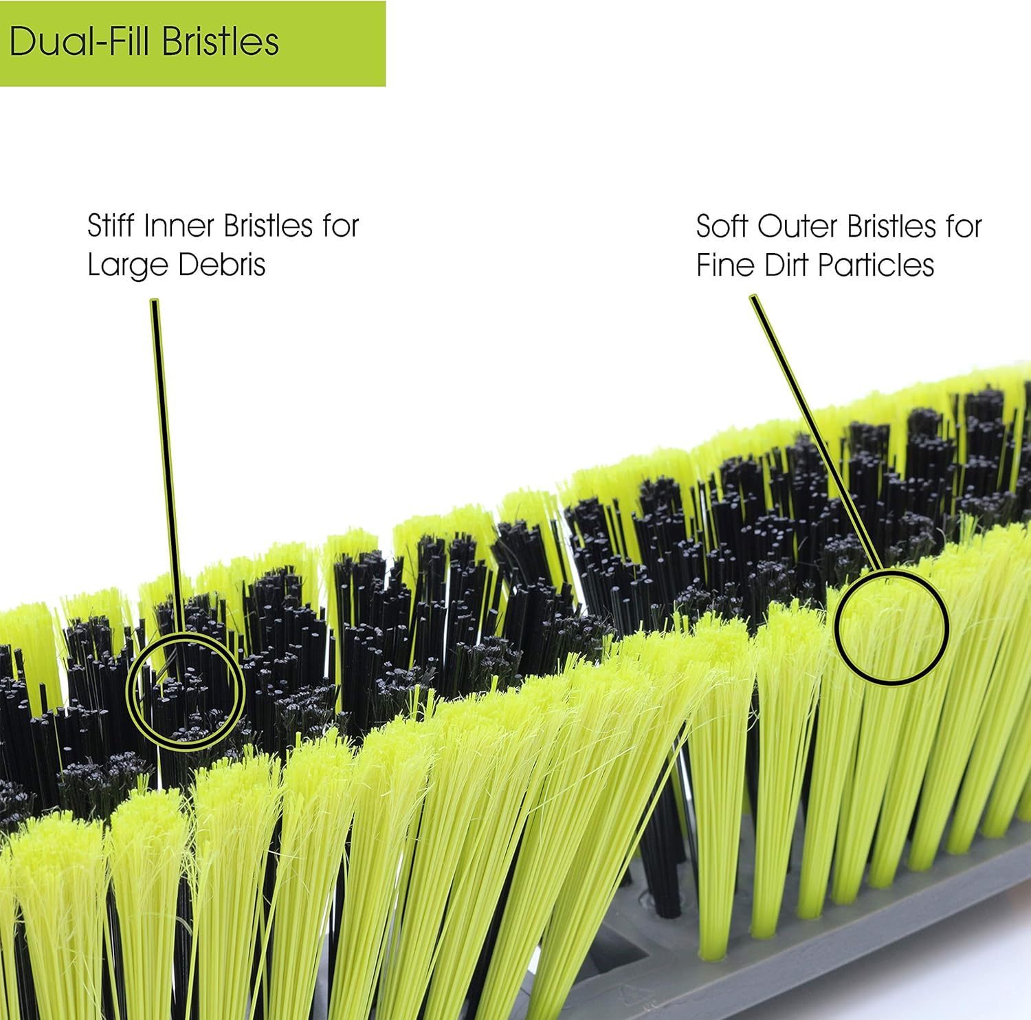 Flаѕh Dеаlѕ - 80% оƒƒ PHYEX 18” Push Broom with Adjustable Long Handle, Multi-Surface Floor Scrub Brush for Cleaning Deck, Patio, Garage, Driveway