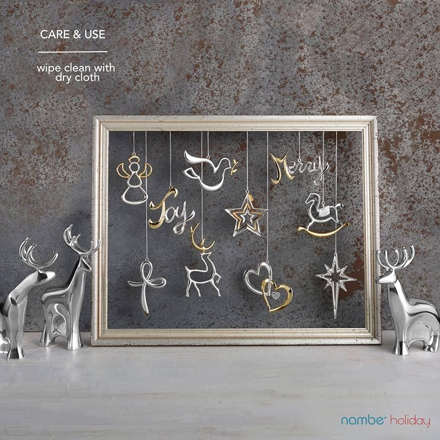 Amazon.com: Nambe Miniature Figurine Set - 9-Piece Miniature