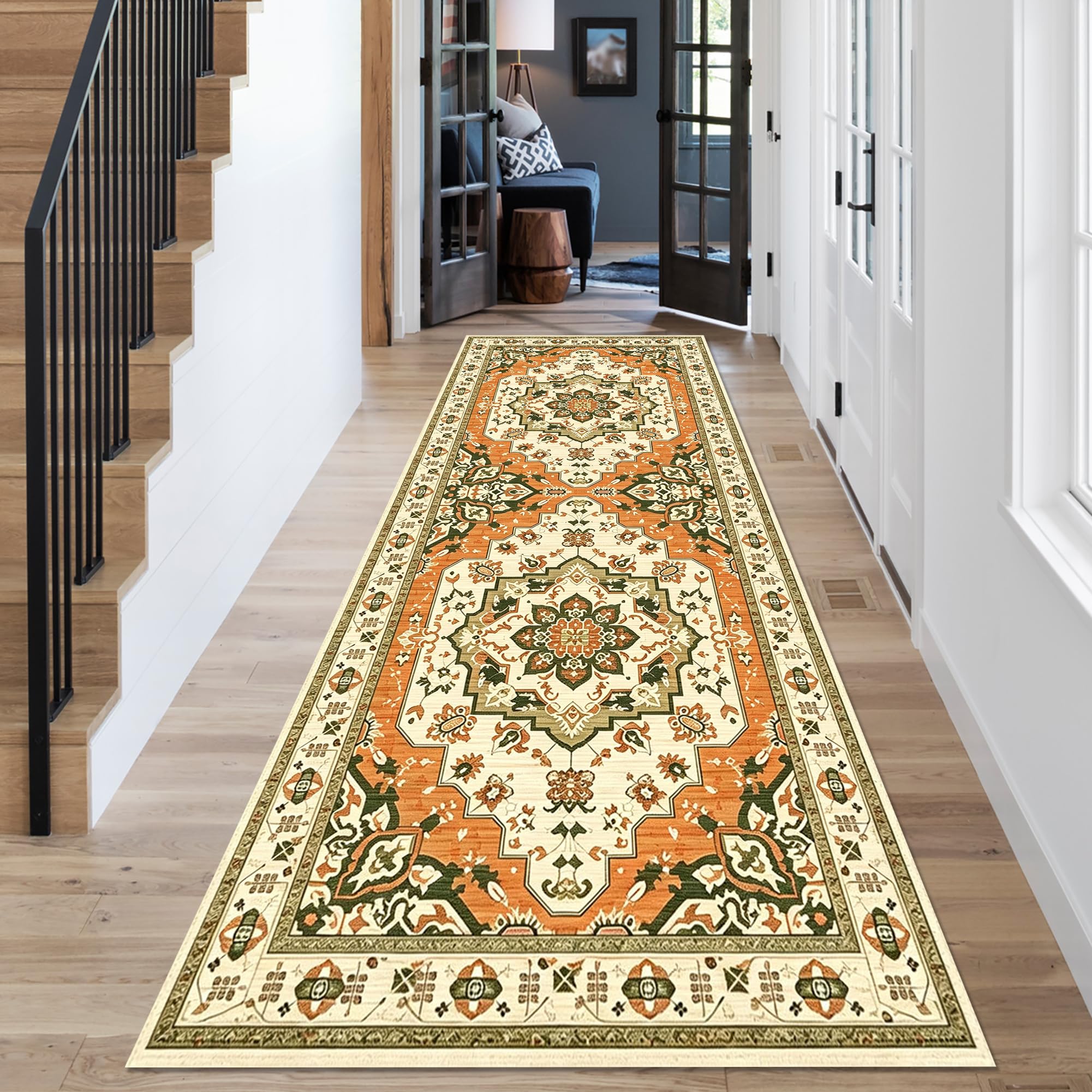 Dywan do przedpokoju antypoślizgowy zmywalny dywan kuchnia chłonny długi dywan 70 x 400 cm dywan wejście do salonu dywaniki do sypialni wejście wycieraczka do kuchni sypialni