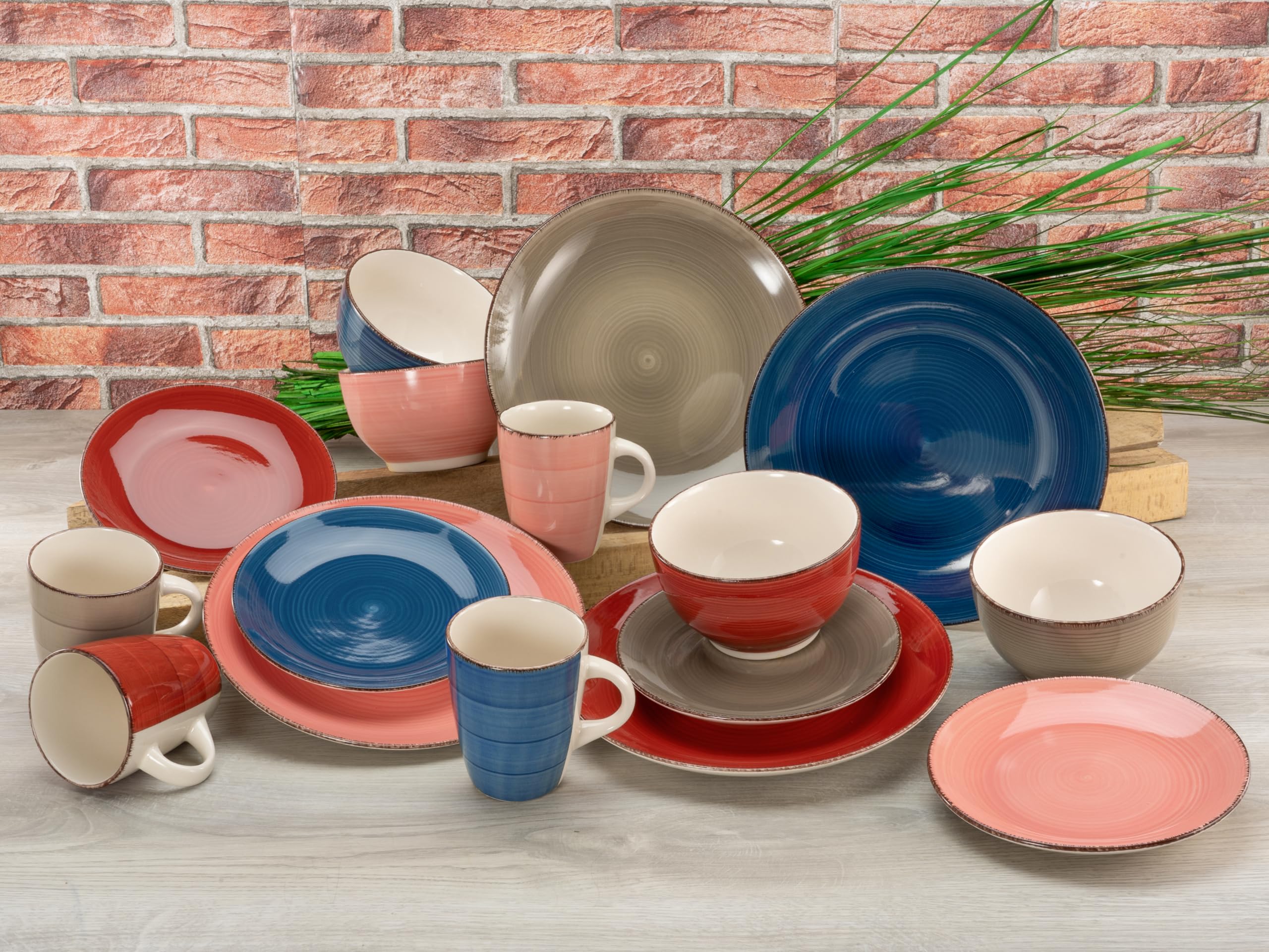 Creatable Bella Casa COTTAGE 22855 Crockery Set 16 pieces