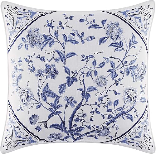 Miniatura 5 de Laura Ashley Inicio - Juego de edredón, ropa de cama de algodón con fundas a juego y falda de cama, elegante decoración del hogar y almohada con