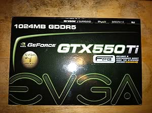 EVGA GeForce GTX 550 Ti FPB 1024 MB GDDR5 PCI Express 2.0 2DVI/Mini-HDMI SLI Ready Graphics Card, 01G-P3-1556-KR