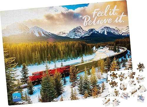 Miniatura 3 de Rompecabezas de 300 piezas para relajación, alivio del estrés y elevación del estado de ánimo, para adultos y niños a partir de 8 años, Believe