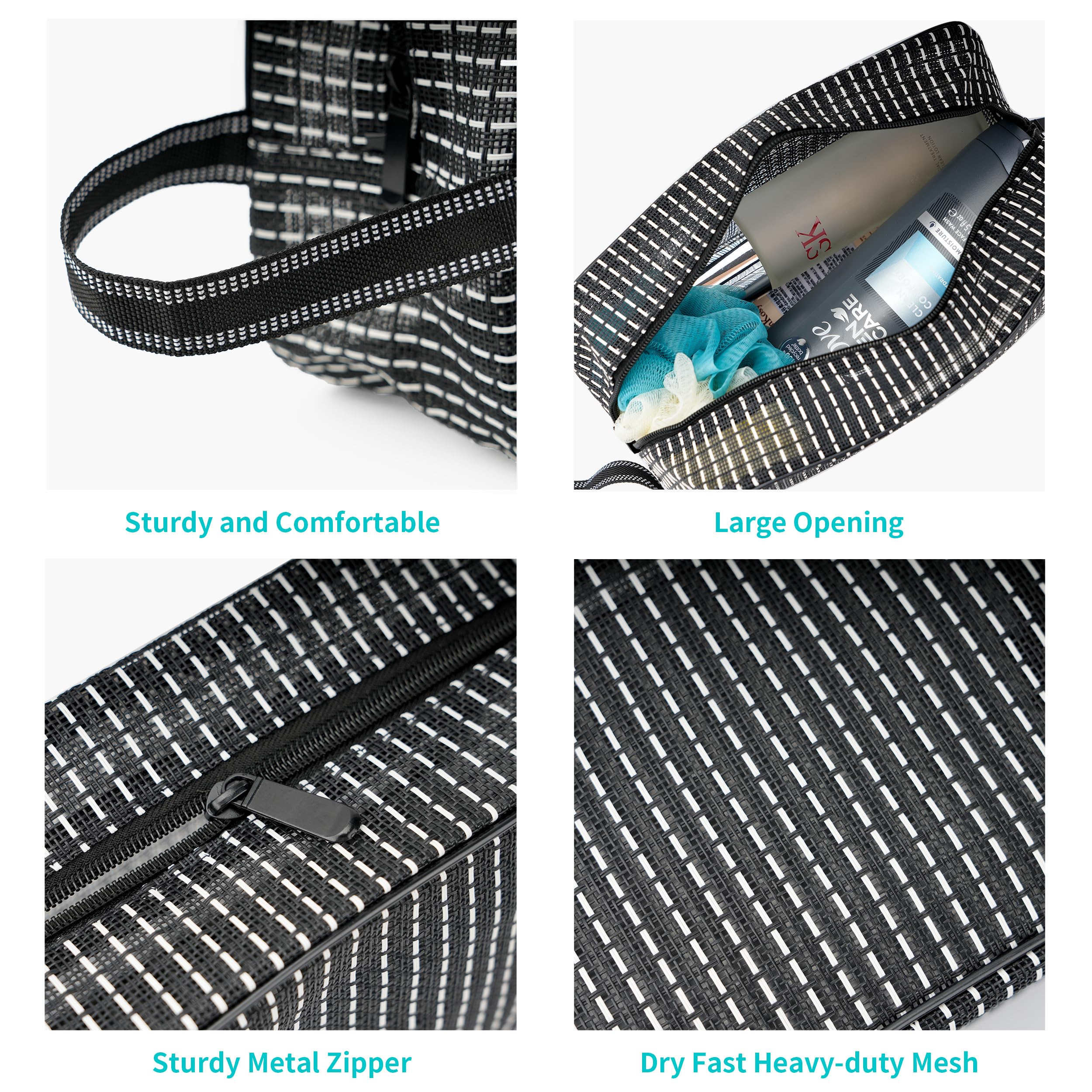 REDSINDA Mesh Shower Caddy - Travel & Gym Bag -3