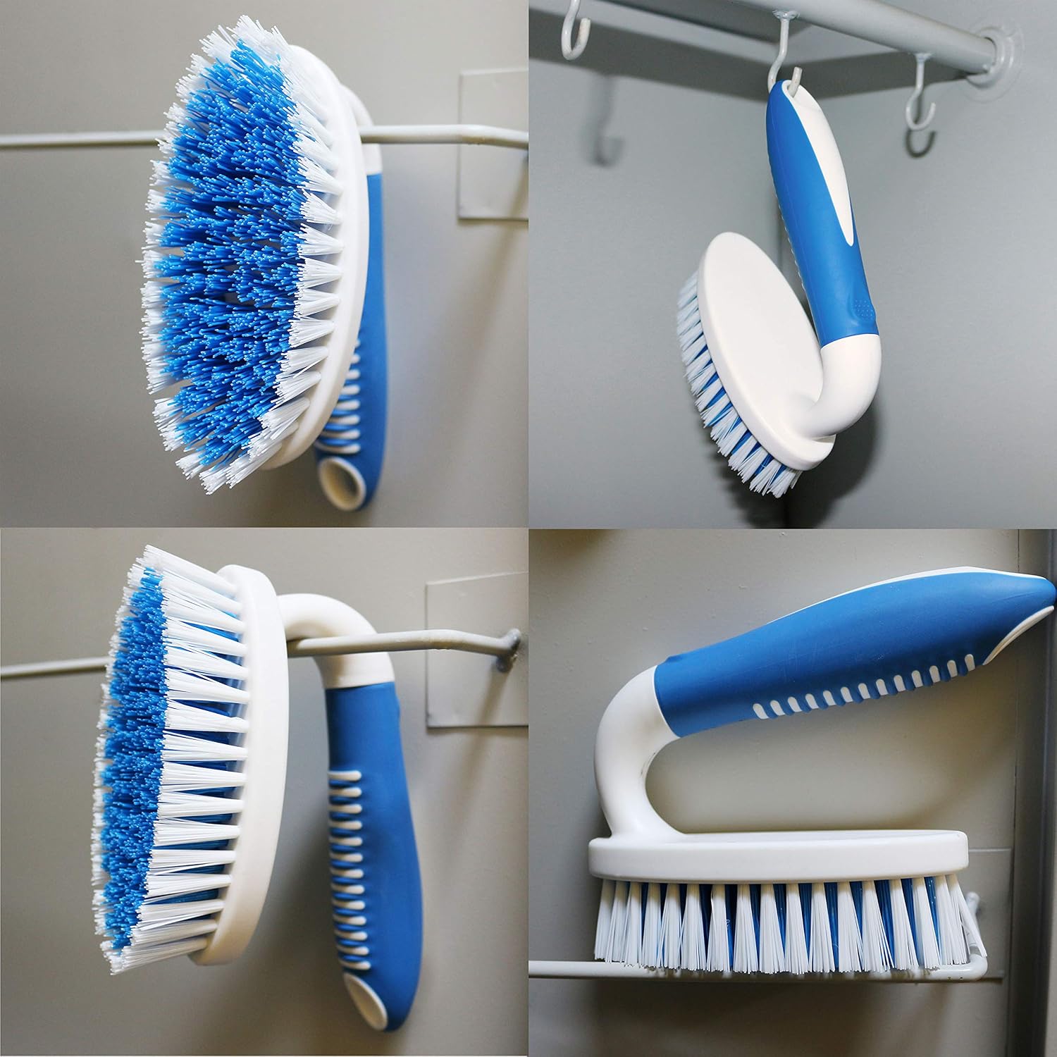 PHYEX 2-Pack Small Cleaning Brushes, Cleaning Carpet, Floor, Bathroom, Kitchenware