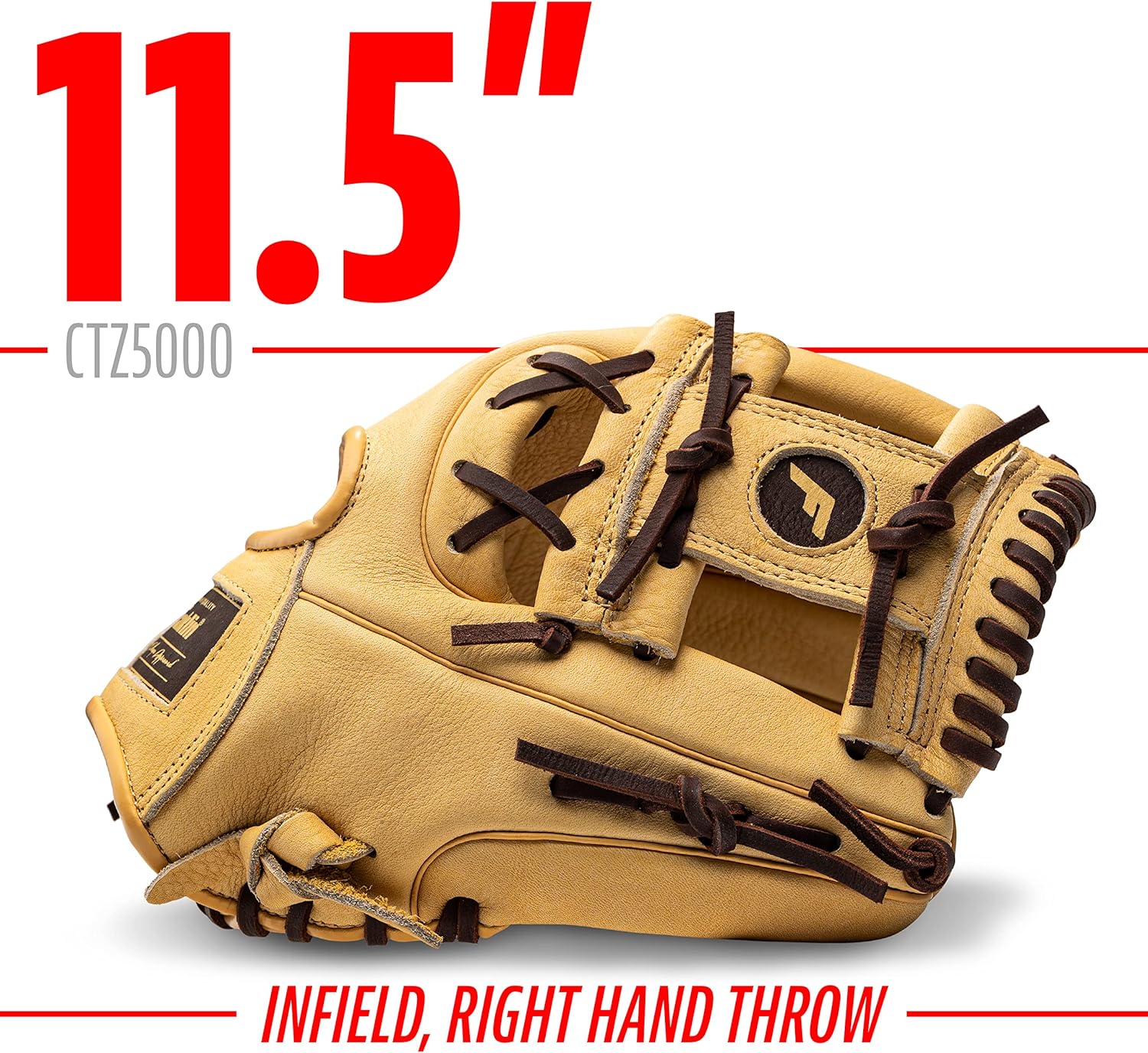 Franklin Sports Baseball Fielding Glove - Men's Adult and Youth Baseball Glove - CTZ5000 Cowhide Infield and Outfield Baseball Gloves