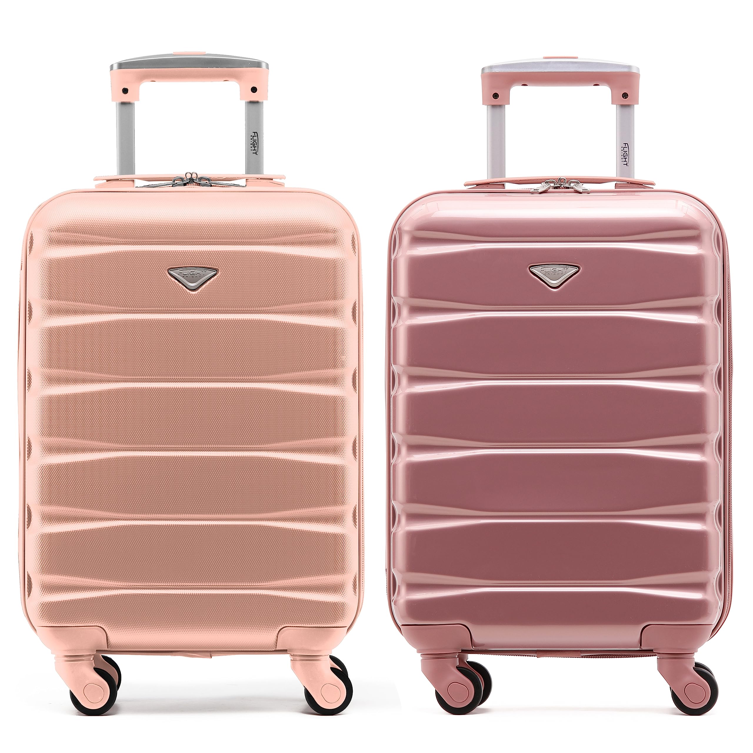 Flight Knight Suitcase Set of 2 Lightweight 4 Wheel ABS Hard Case Cabin Carry On Hand Luggage Approved for Over 100 Airlines Including easyJet, British Airways, Ryanair & Many More 55x35x20cm — view 122